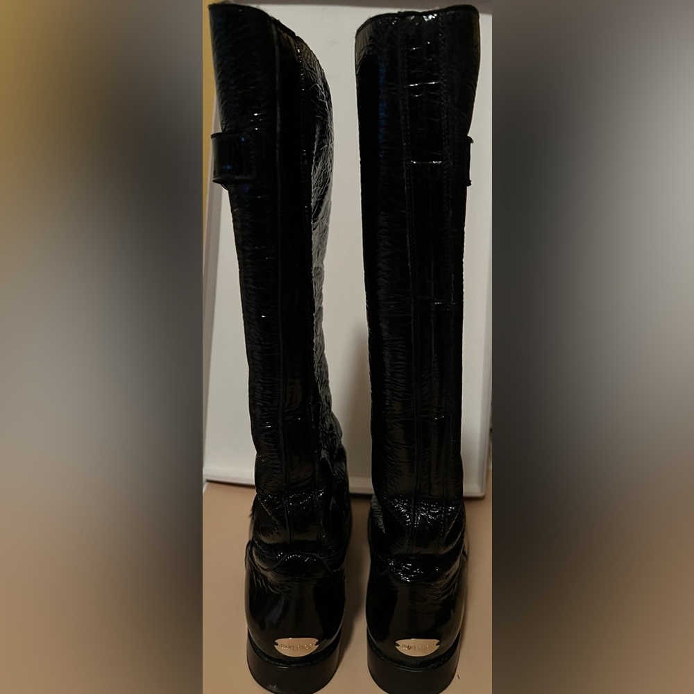 Jimmy Choo boots size 7 black, used-good condition